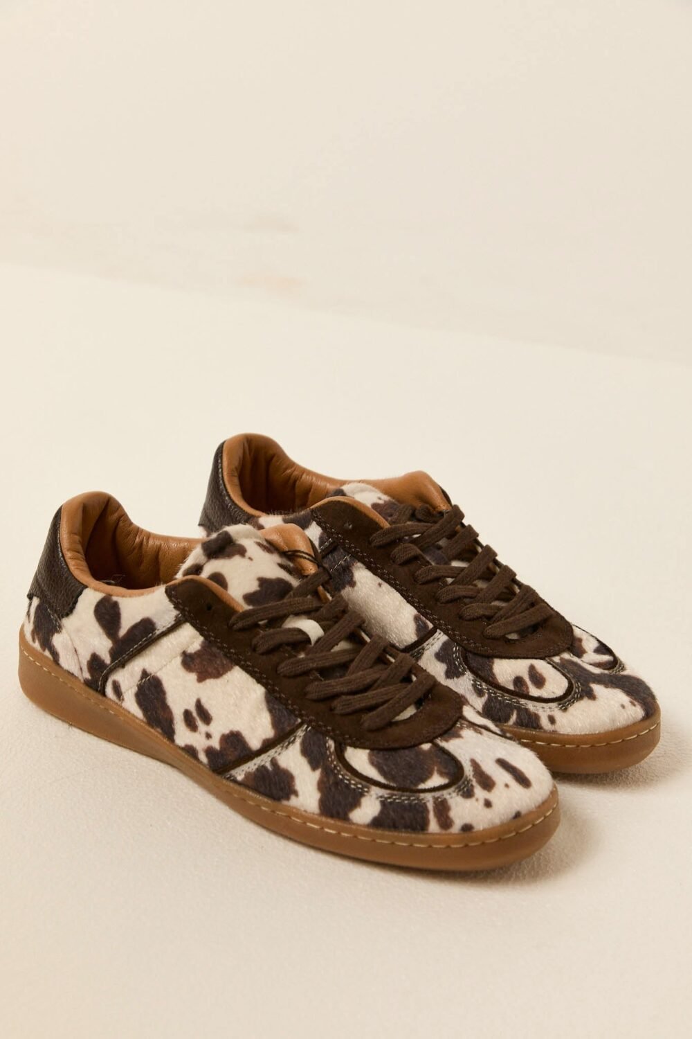 Zapatrend bamba animal print marrón