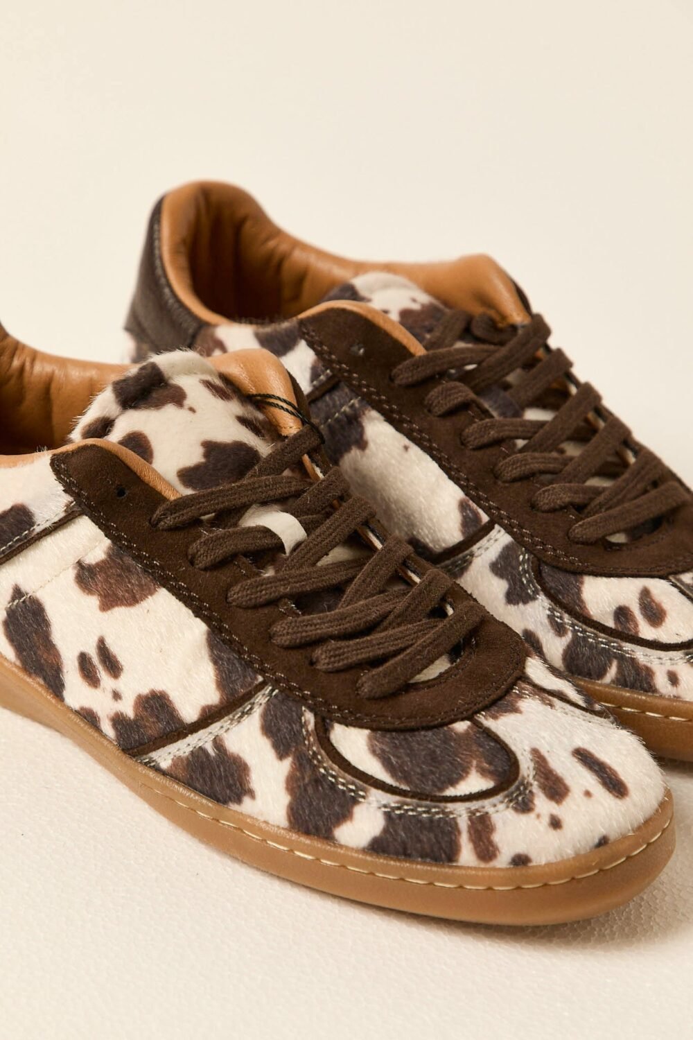 Zapatrend bamba animal print marrón