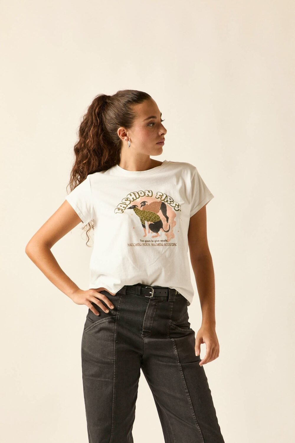 Camiseta dogs blanco