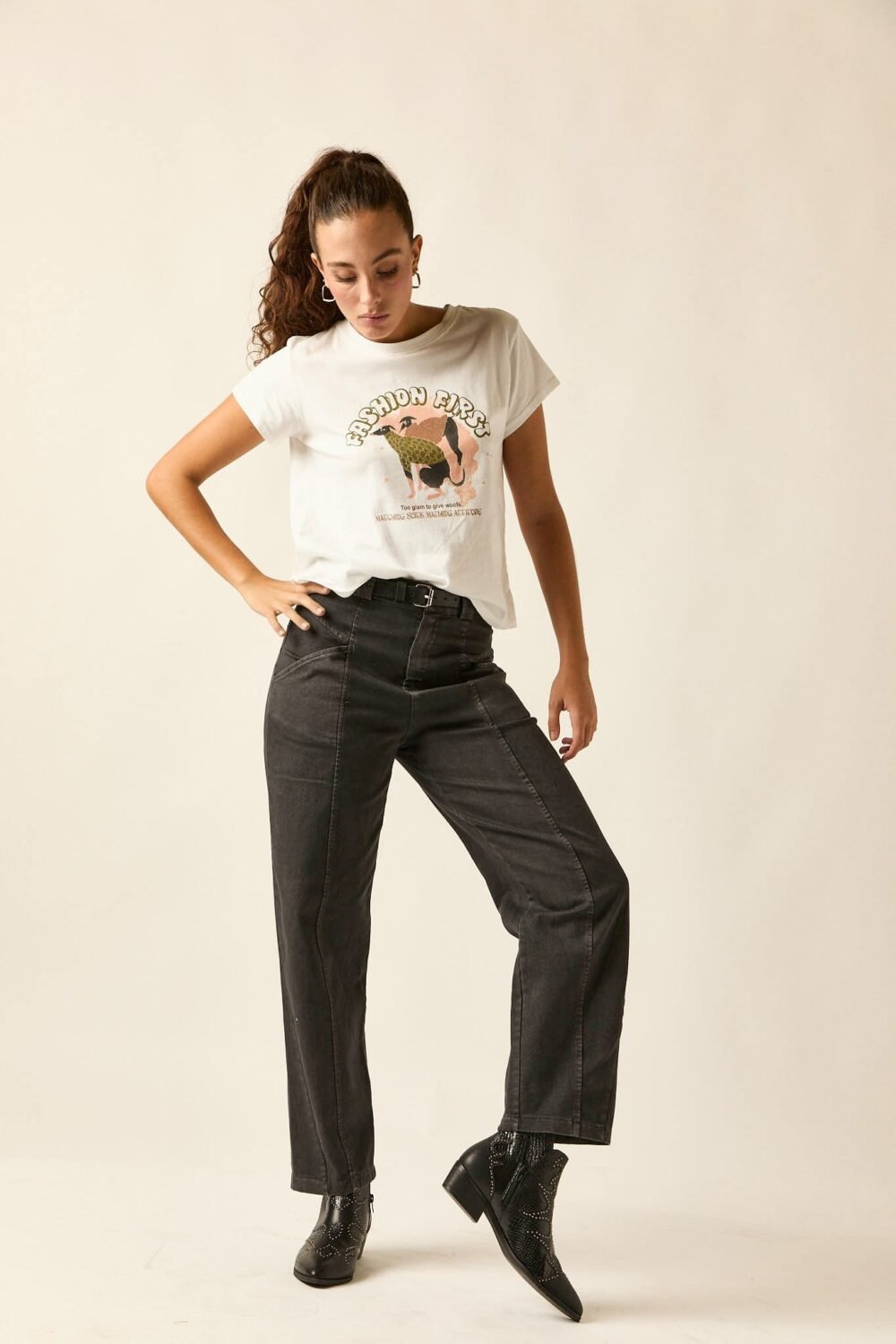 Camiseta dogs blanco