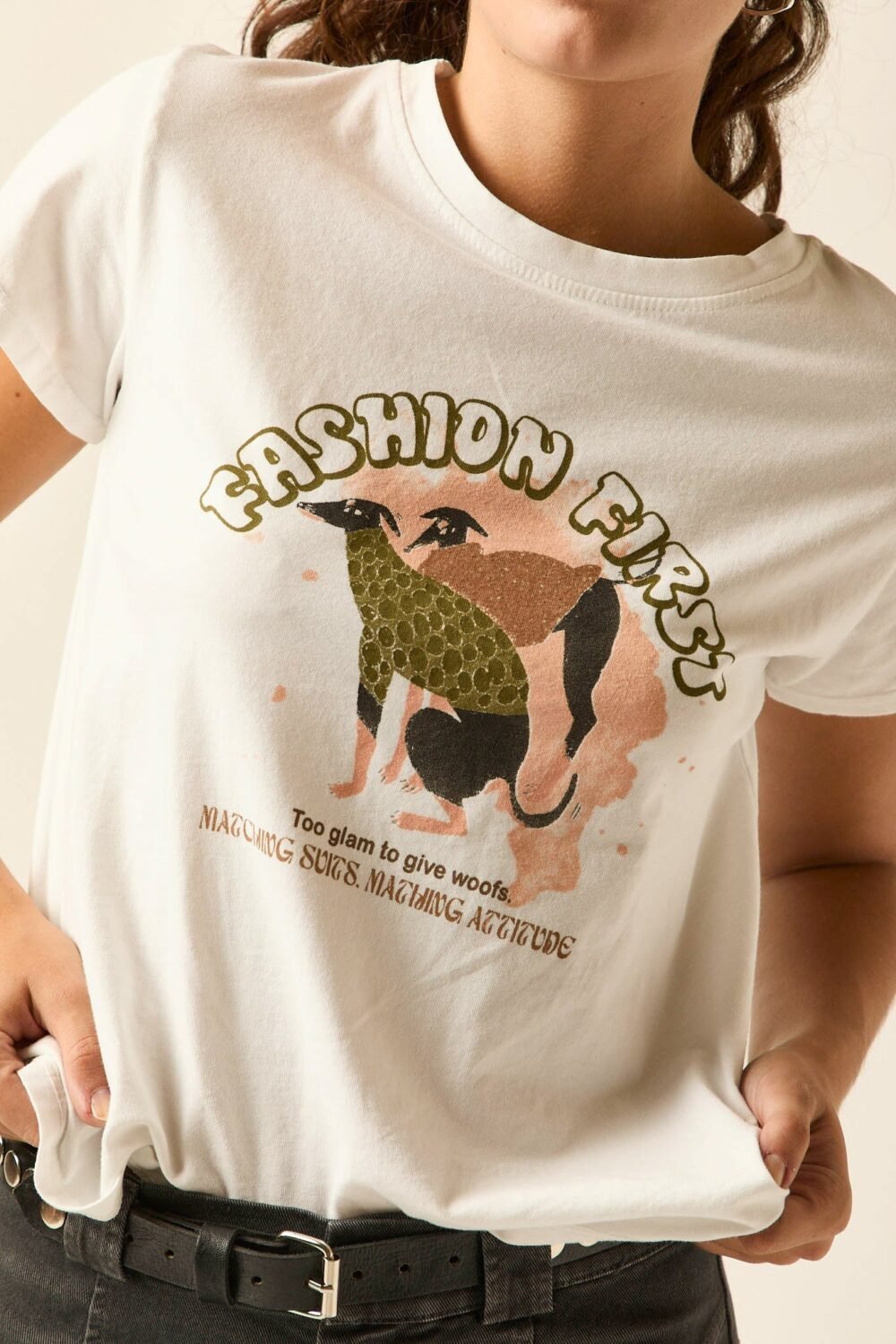 Camiseta dogs blanco