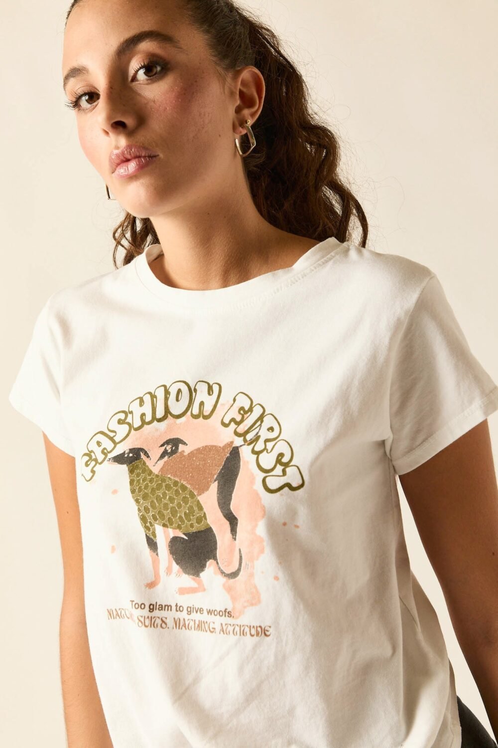 Camiseta dogs blanco