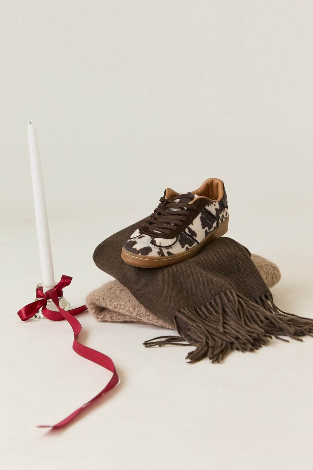 Zapatrend bamba animal print marrón