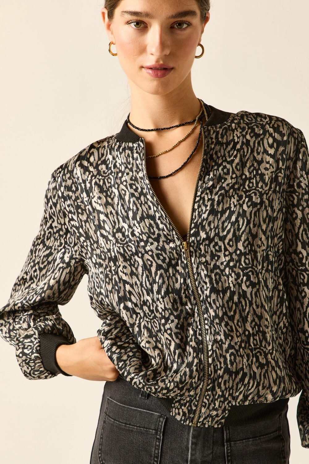 625PALOMA600-Bomberanimalprintgris0