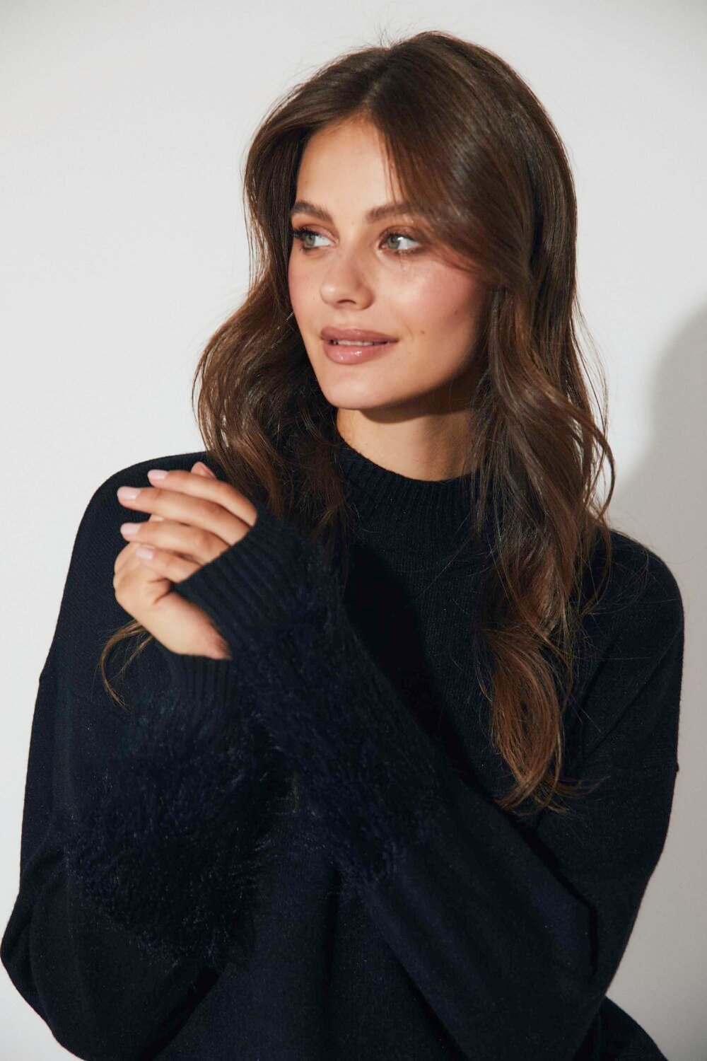 Jersey pelo mangas negro