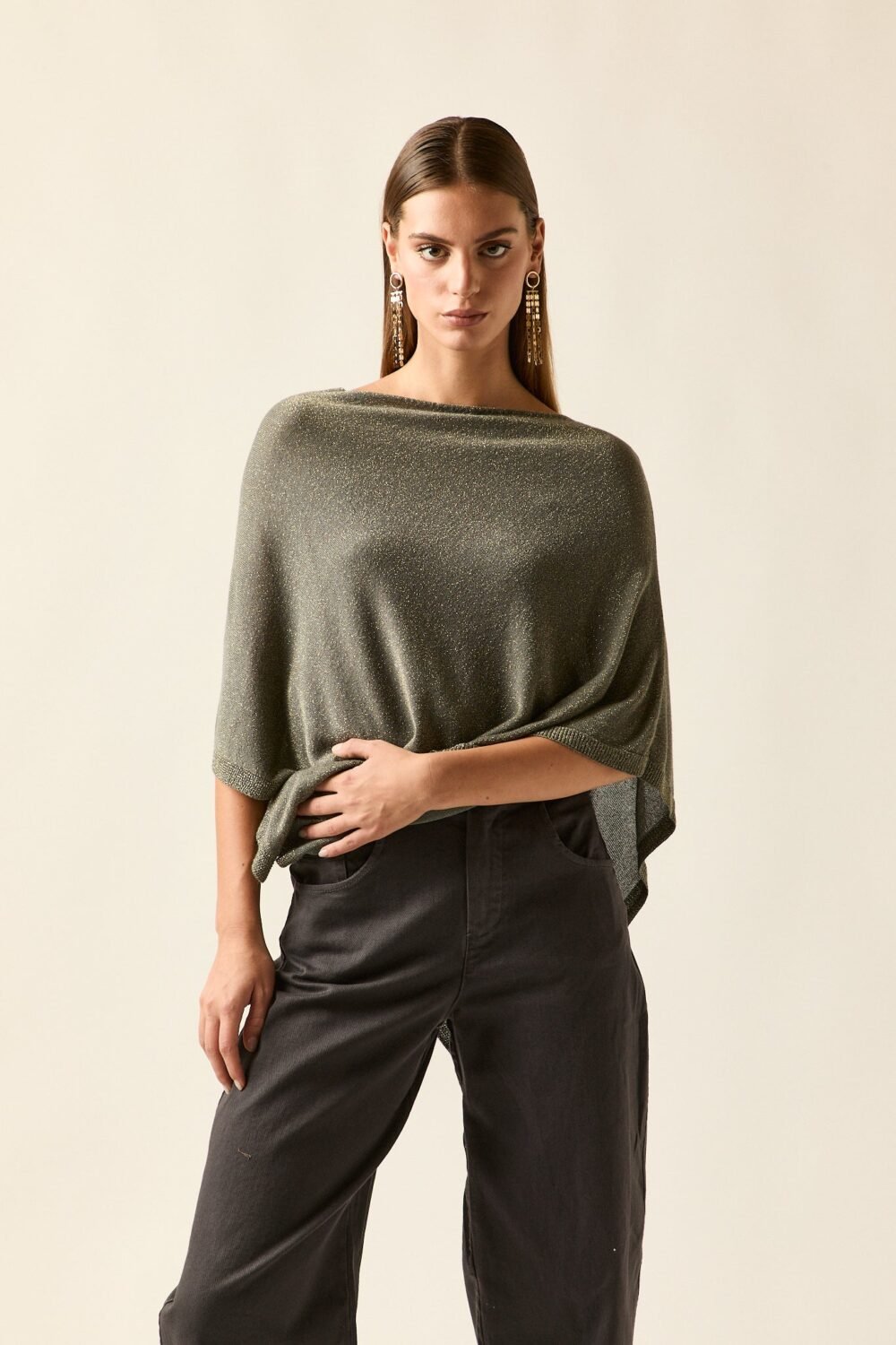 Capa punto brillo gris