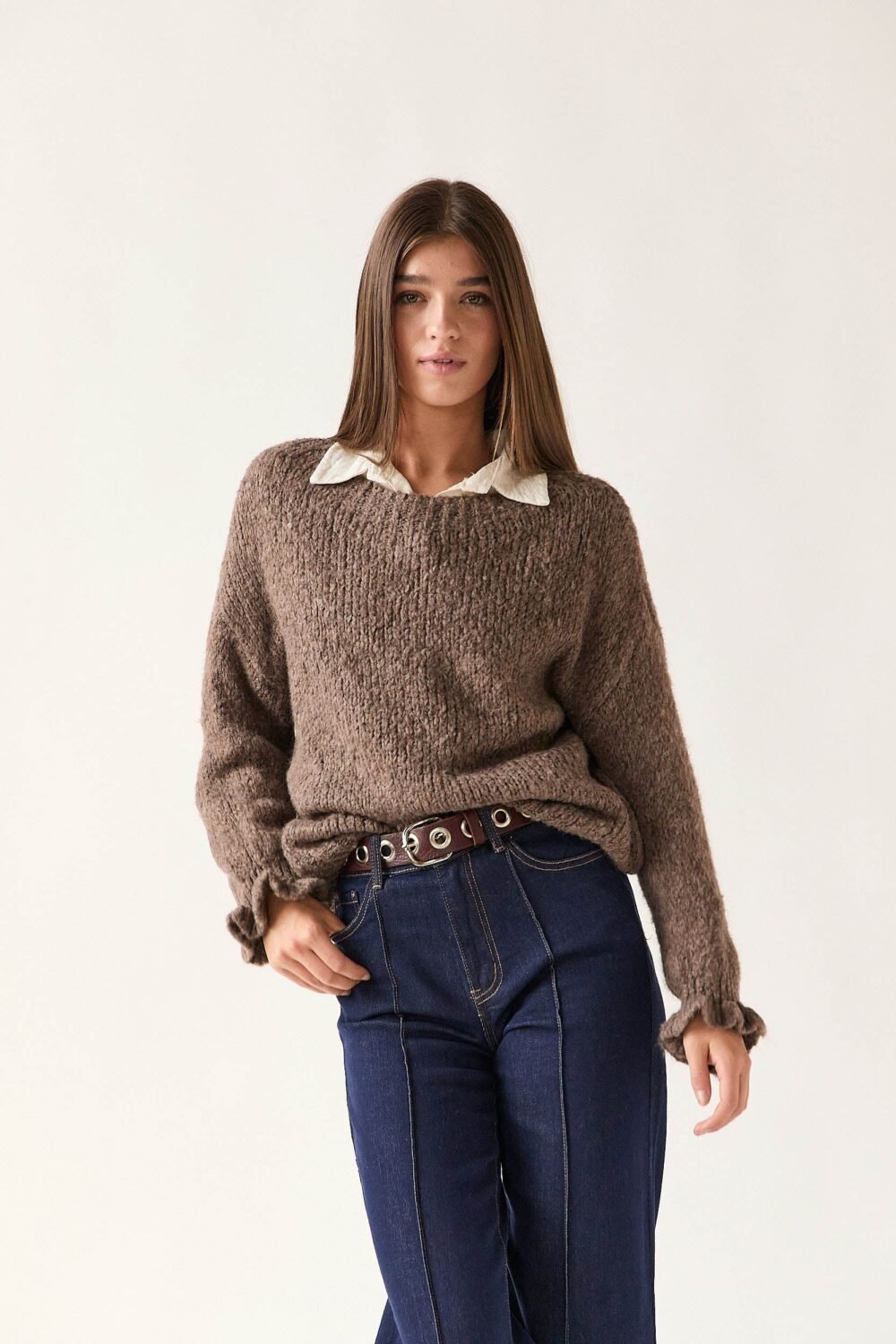 Jersey rústico detalle puño topo