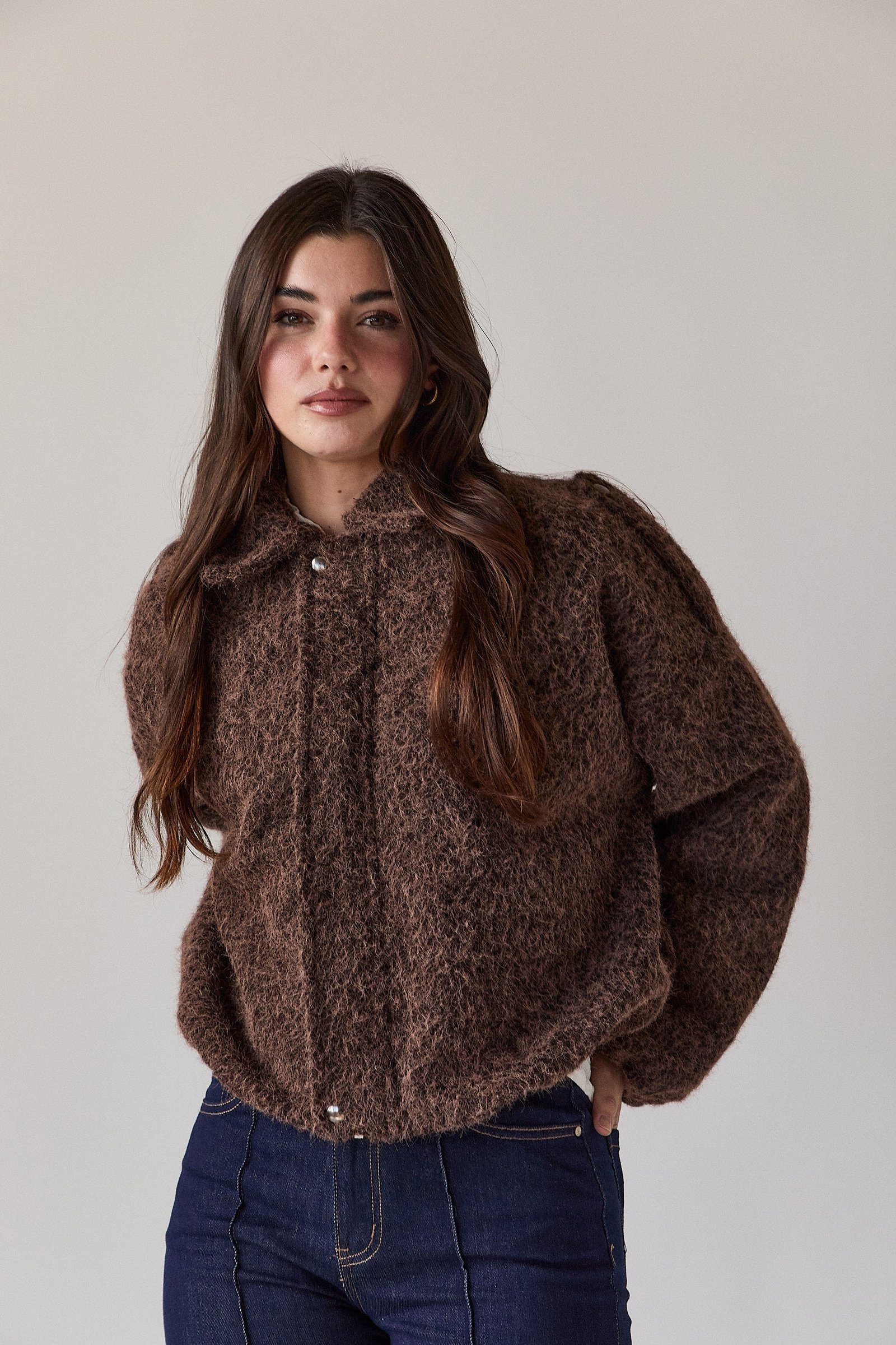 Shelter corto globo marrón