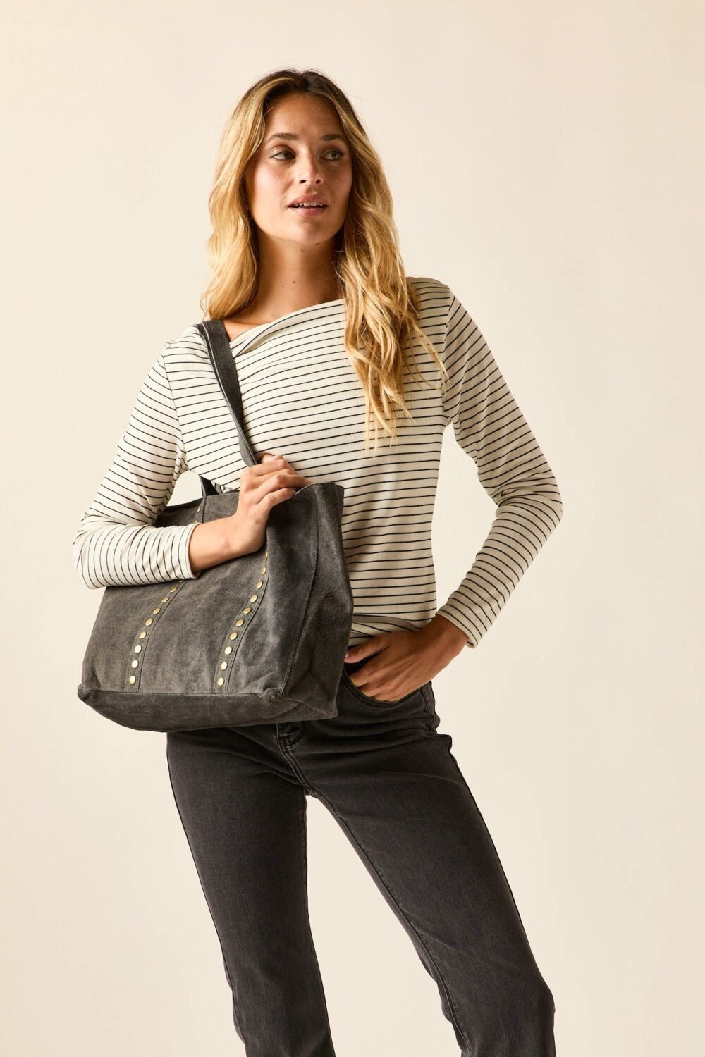 Bag shopper ante gris