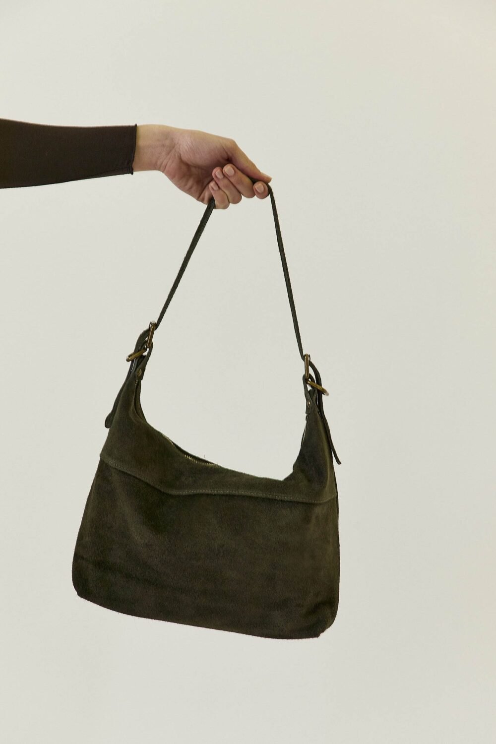 Bag ante mediano tachas verde