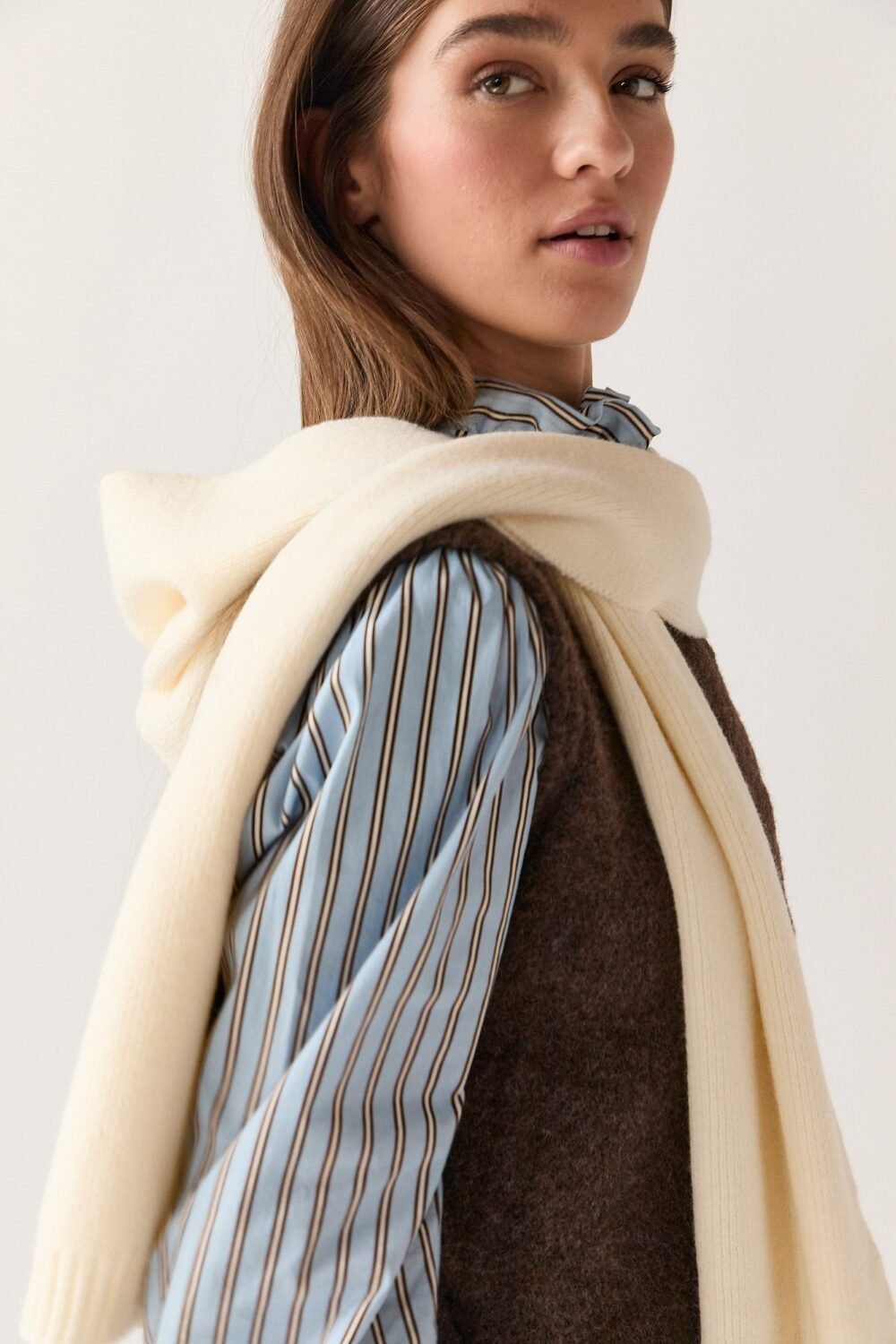 Capucha lisa natural