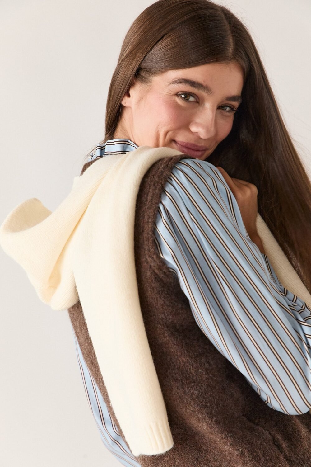 Capucha lisa natural