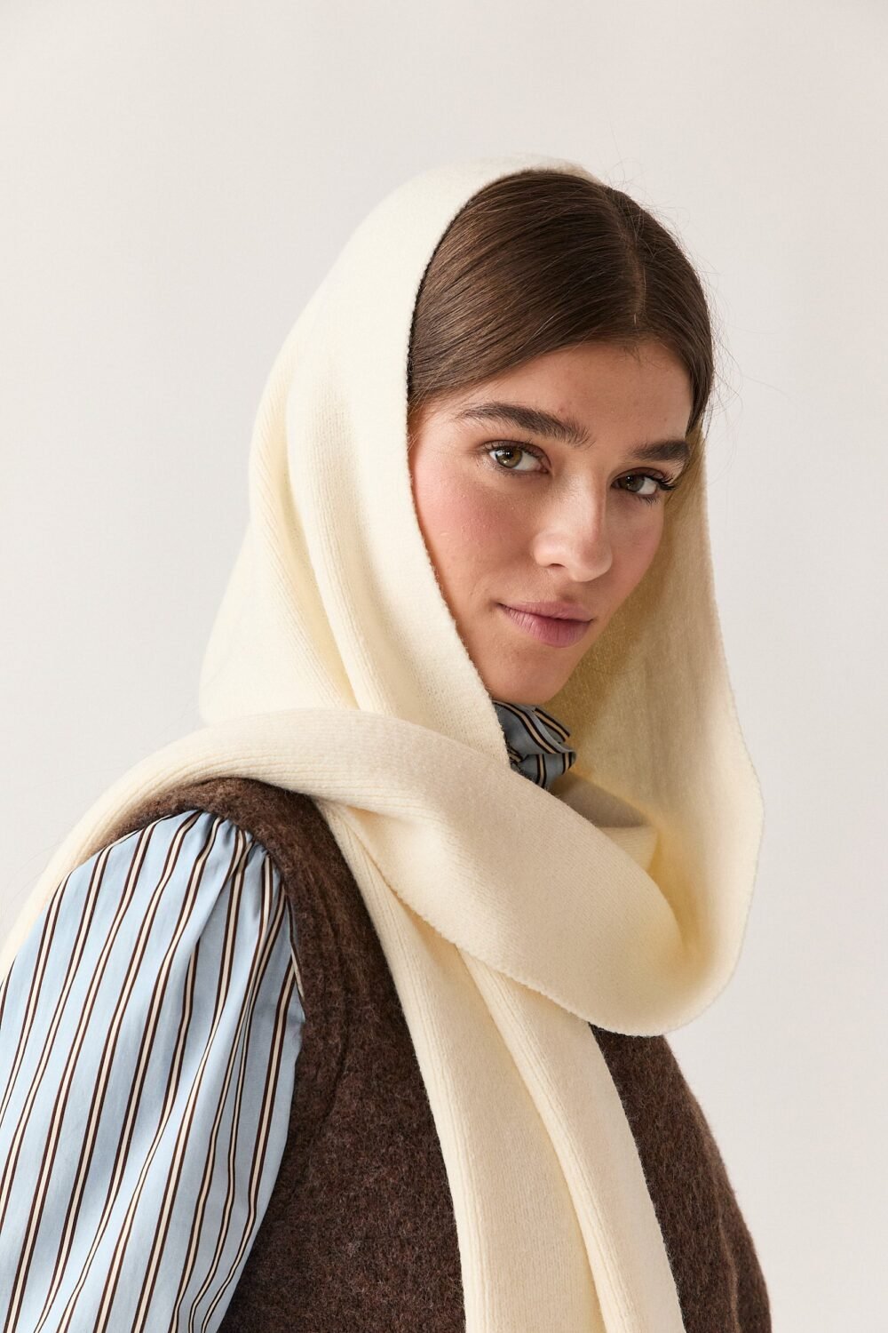 Capucha lisa natural