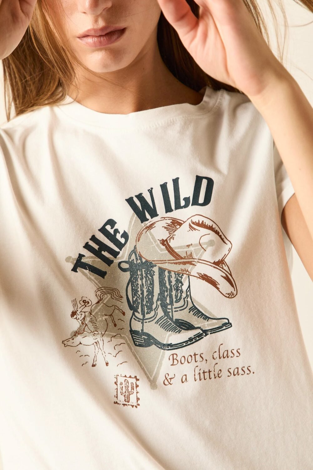 Camiseta blanca 'The Wild'
