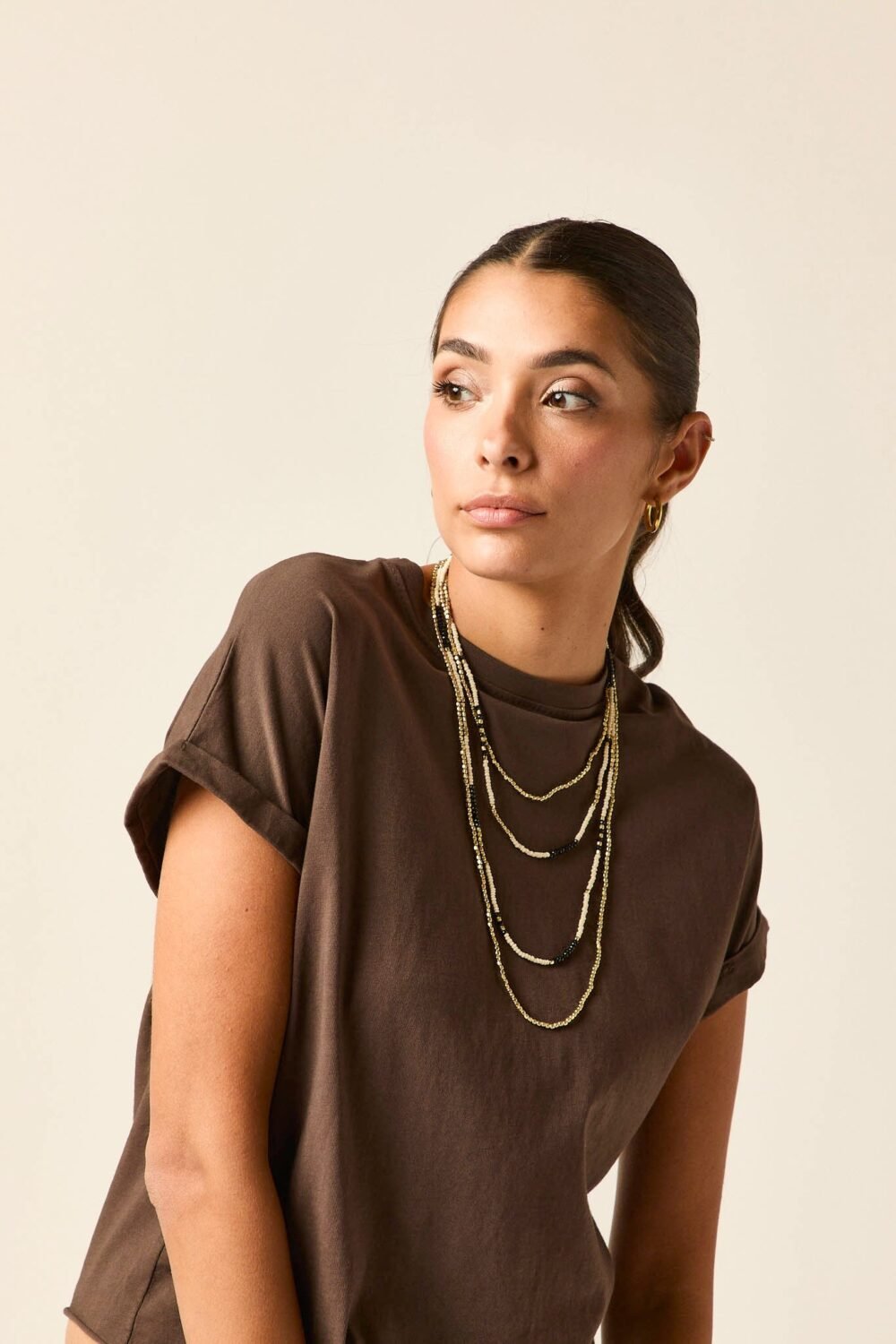 Camiseta-manga-corta-lisa-marron-113688LIS104-_6