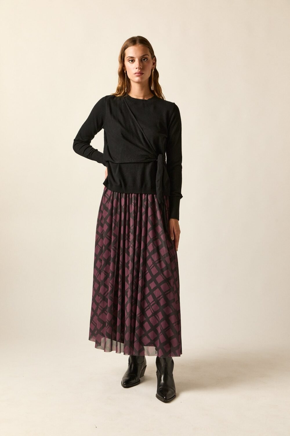 Jersey nudo lateral negro