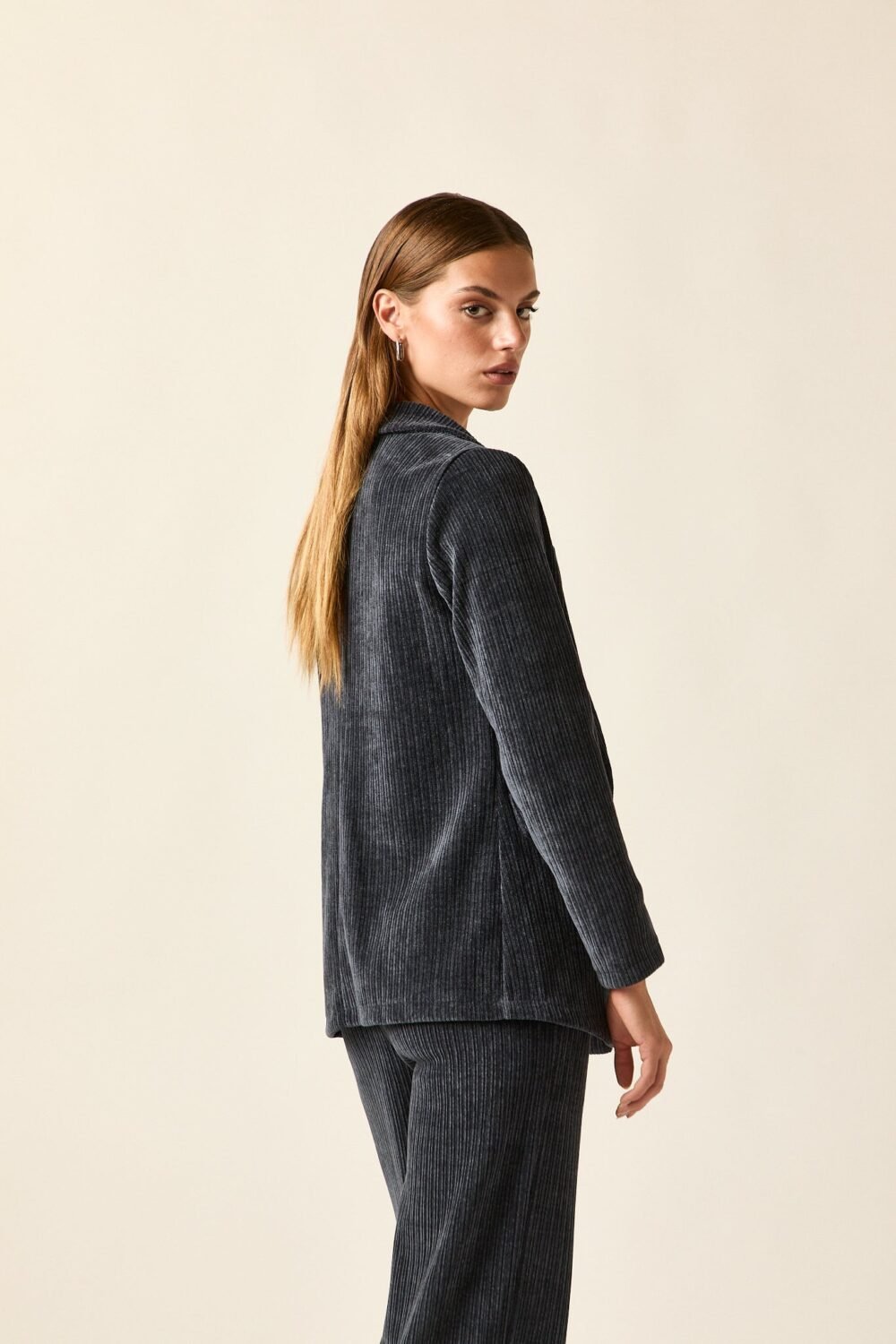 Americana pana Azul marino