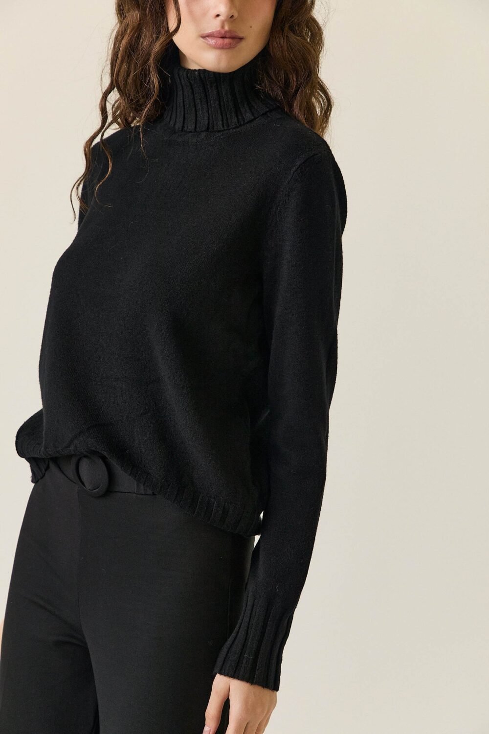 Pantalón cinturón Negro