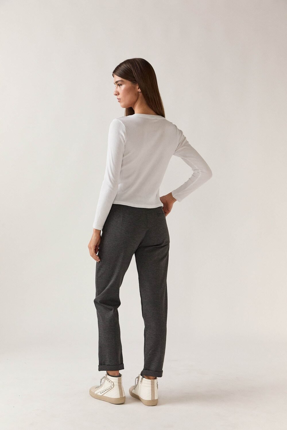 Pantalón sastre gris antracita