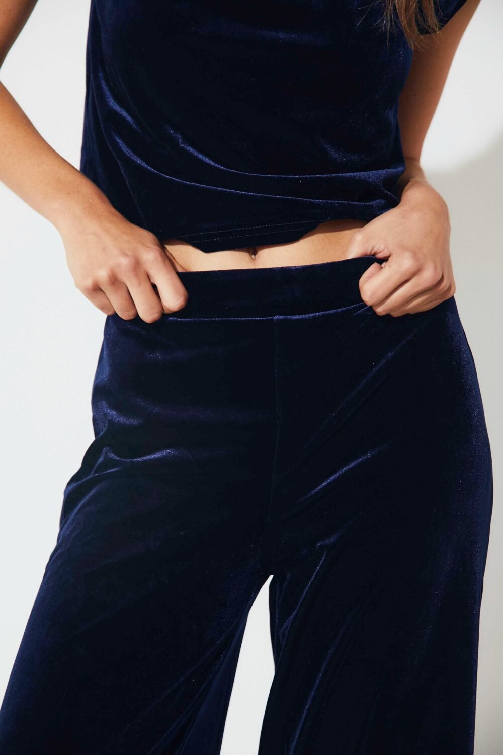 Pantalon terciopelo azul