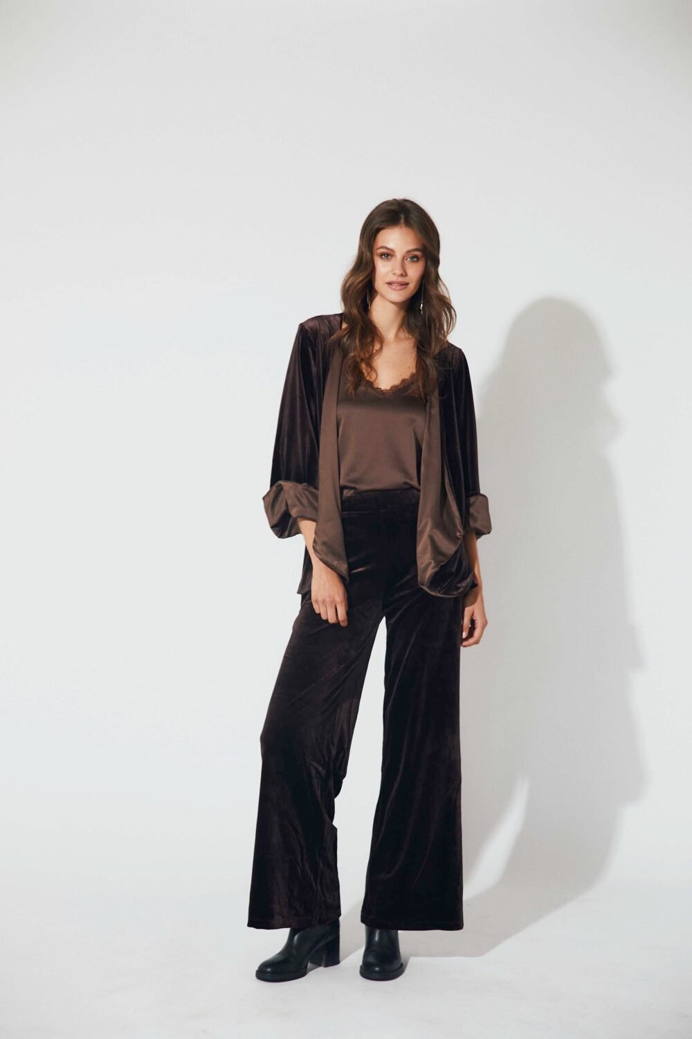 Pantalón terciopelo marrón