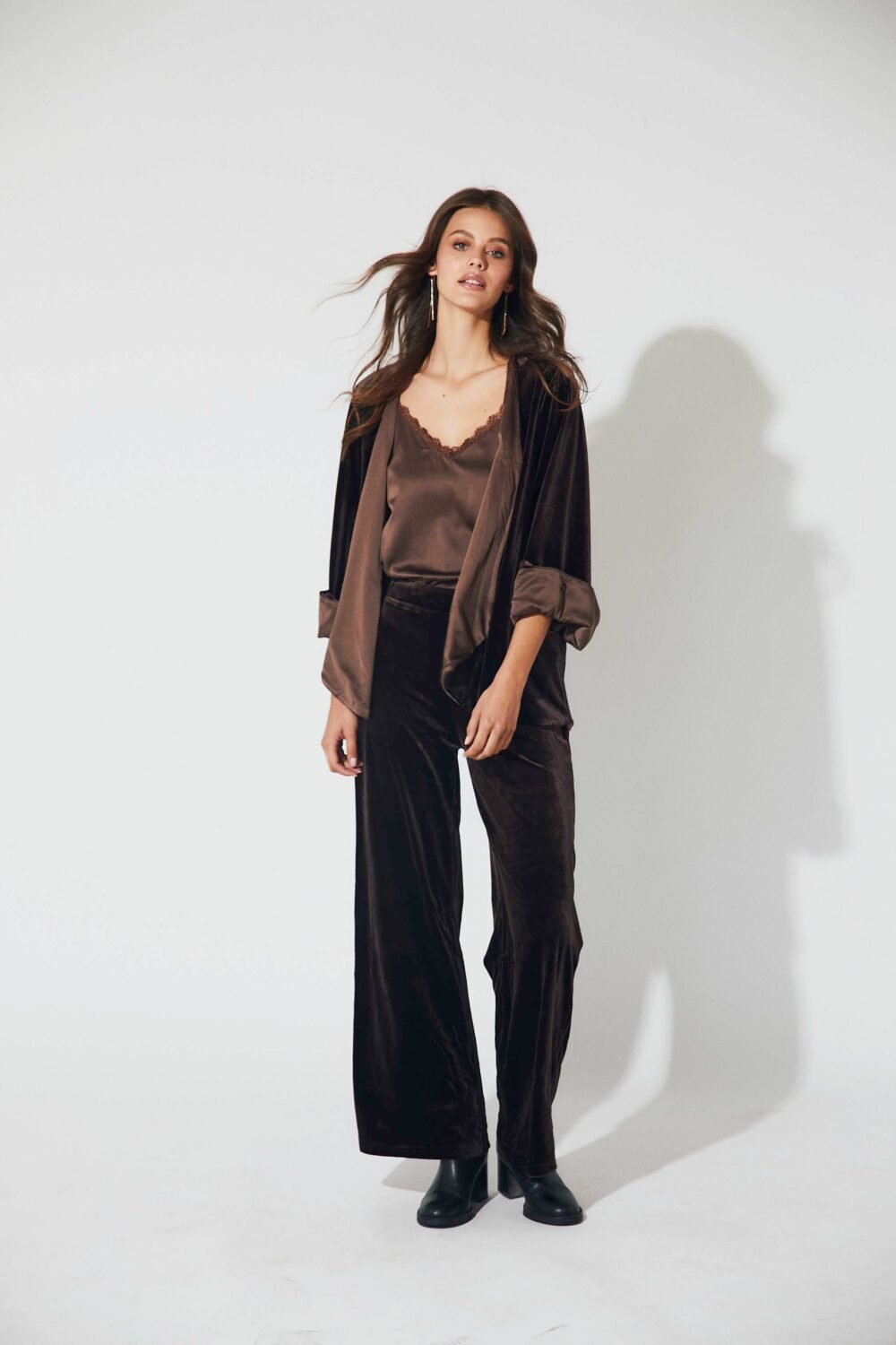 Pantalón terciopelo marrón