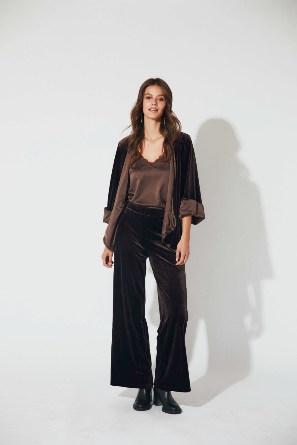 Pantalón terciopelo marrón