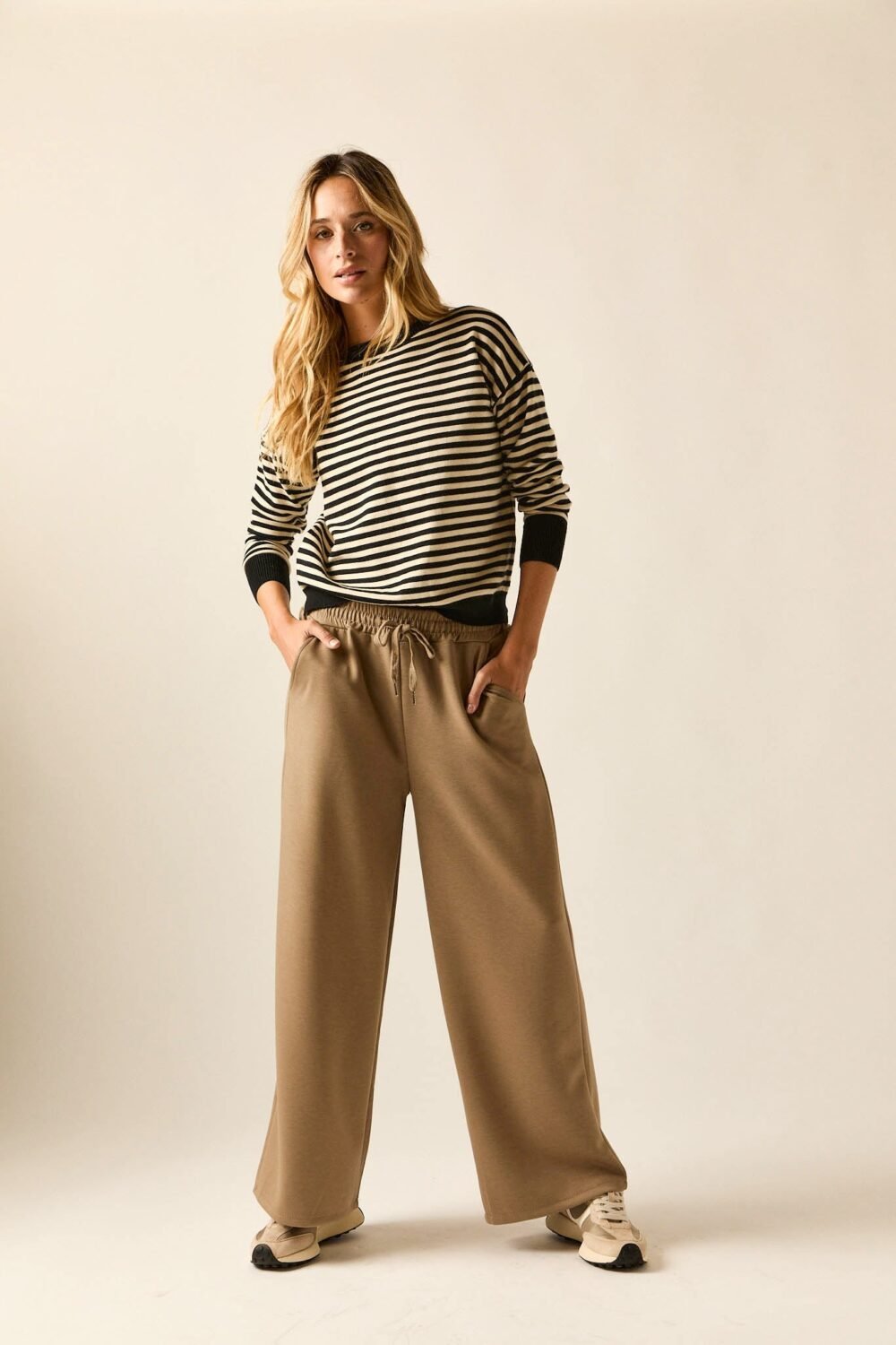 Pantalón felpa topo